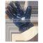 Cheap Oil Proof Cotton Jersey Lining Reusable Heavy Duty Gloves Blue Nitrile Fully Coated Gloves With Safety Wrist