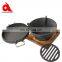 hotplate grill camp stove lid campmaster cast iron bbq grill camping barbecue grill