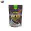 Custom printed 50g 250g 500g 1kg stand up pouch packaging wholesale coffee bag with valve and zipper