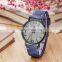 SHENGKE Simple Lady Watch Popular Stylish Wood Wooden Texture Dial Soft Leather Band Luminous Japanese Quartz Movement K8001L