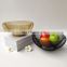 Wholesale Display Fruit Iron Storage Kitchen Bowl Metal 2 Wire Tier Fruit Basket Golden