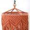Hot Sale Macrame lampshade Boho Ceiling light Handmade High Quality
