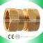 bronze brass pipe fitting round tube connector