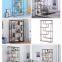 metal bookshelf hight quality studyroom furniture 4tier bookcases