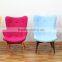 Colorful Fabric Wood Legs Featherston Chair Quality Choice