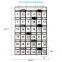 Numbered Classroom Sundries Closet Pocket Chart for Cell Phones Holder Wall Door Hanging Organizer