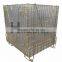 Rigid welded storage PET preform wire mesh cage