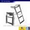 3 Steps Stainless Steel Folding & Telescopic Boat Ladder