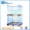 Euro foldable stackable storage metal steel wire mesh pallet cage