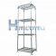 Warehouse steel stacking pallet folding rack