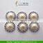 Rhinestones Round Acrylic Pearl Bead Cluster Diamante Wedding DIY Craft