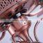 4 Lantern Lampshade Tropical Red Ceiling Fans