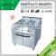2 tanks gas fryer (2 baskets) with cabinet