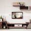 2015 New Design Living Room Modern Corner Wooden TV Cabinet , Modern Multifuctional Wooden TV Cabinet With Showcase For Sale