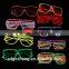 CE ROHS approved el wire sun glasses for Christmas, party, bar with factory price