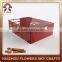 Custom Red 20CT Travel Cigarette Wooden Box