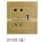 U2-003 5pin multi socket and double usb socket