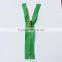 High Quality Hanged Plated Shiny Polished Y Teeth Metal Zipper