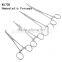 Stainless Steel Straight & Curved Hemostatic Forcep WJ705