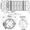 GJS-8001 Fiber Optic Splice Closure