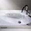 hot selling ceramic rectangle counter top basin, wash basin C2273W-1