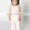 Good quality Pure color cotton Karate Pants for baby girls