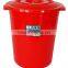 Plastic food/rice storage bucket/bin with lid