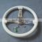 70mm boss kit steering wheel real wood white color