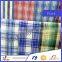 Yarn Dyed plaid shirt designs woven fabric with custom