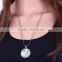 Cute jewelry for Christmas simple pendant design snowman necklace