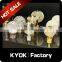 KYOK Home decor curtain rod finial, hot sell single curtian rod ends cap,aluminium curtain rod accessories