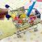 mini shopping cart trolley supermarket shopping cart model metal crafts shopping cart