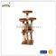 KF8015 Multi-level wholesale plush large cat scratching post