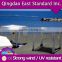 UV Stabilized rectangular shade sails with stainless steel hardware