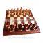 Simple Style Wooden Folding Chess Set With King Height 2.5 Inch