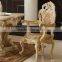luxury furniture italy design - solid wood leaf gilding dining room armchair                        
                                                Quality Choice
