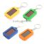 Wholesales Promotion Using Solar Rechargeable PVC LED Keychain