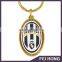 Specialized wholesale colorful Juventus football digital printing keychain