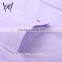 cotton purple dress Short sleeve Solid shirt ofr men