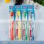 2016 promotional OEM clean teeth whitening clear toothbrush