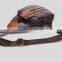 Men's Vintage Genuine Leather Travel Hiking Shoulder Messenger Sling Chest Bag