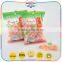 Hot Sale Fruity Double Colored Sugar Coated Gummy Sweet Soft Candy