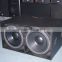 PG-218 double 18 inch subwoofer box design, dual subwoofer box