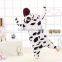 M/L promotional customized plush dairy cattle animated cartoon jumpsuits/one-pieces/teddies/bodysuit