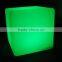 Cool bar decorative plastic led light cube seat