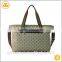 New arrival khaki diaper bag large capacity fashion mummy handbag leather                        
                                                Quality Choice