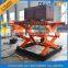 Hydraulic scissor lift rotating table with CE