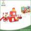 2016 New intelligent toy building blocks toys fire station set