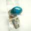 Chrysocolla Cabochon Gemstone Hammered 925 Sterling SilverJewelry, Designer Textured Handmade Ring, Indian Silver 925 Jewellery