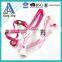 Pink customzied logo lanyard adjustable water bottle holder with strap